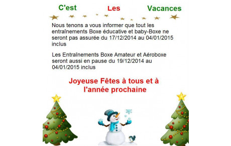 Vacances de Noël